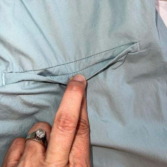 BOSS Hugo Boss Cotton/Spandex Athleisure Pants, Size 30R Dusty Teal - Picture 5 of 14